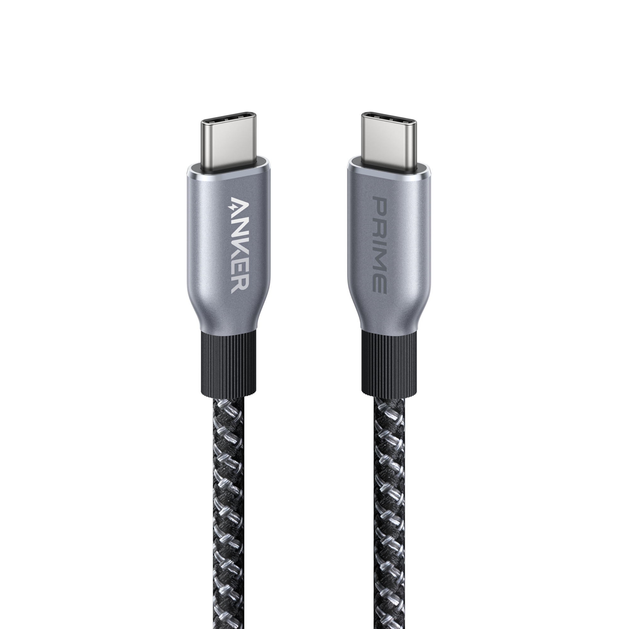 Anker Prime USB-C to USB-C Cable (6FT, 240W, Upcycled-Braided)- Black Anker Prime USB-C to USB-C Cable (6FT, 240W, Upcycled-Braided)- Black